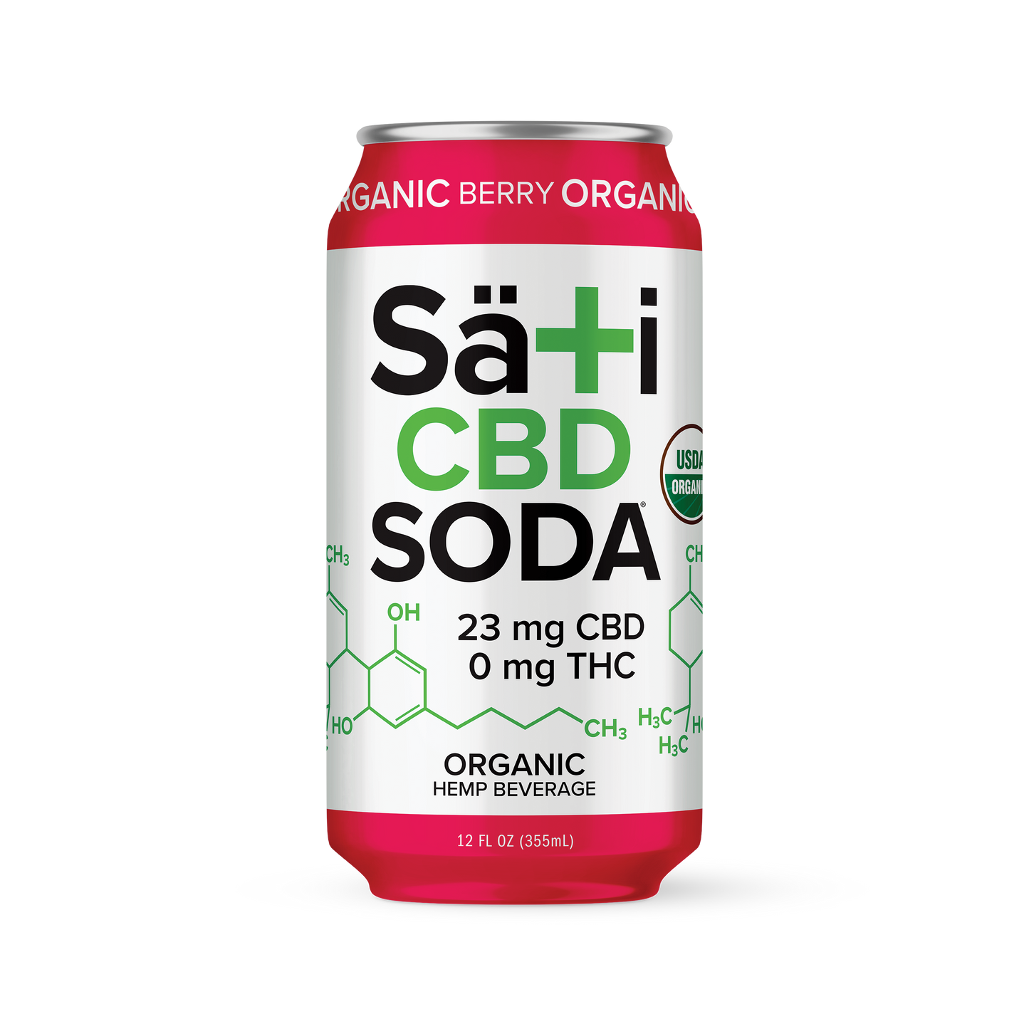 Organic CBD Soda- Berry