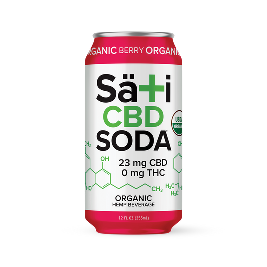 Organic CBD Soda- Berry