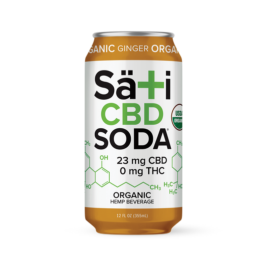 Organic CBD Soda- Ginger