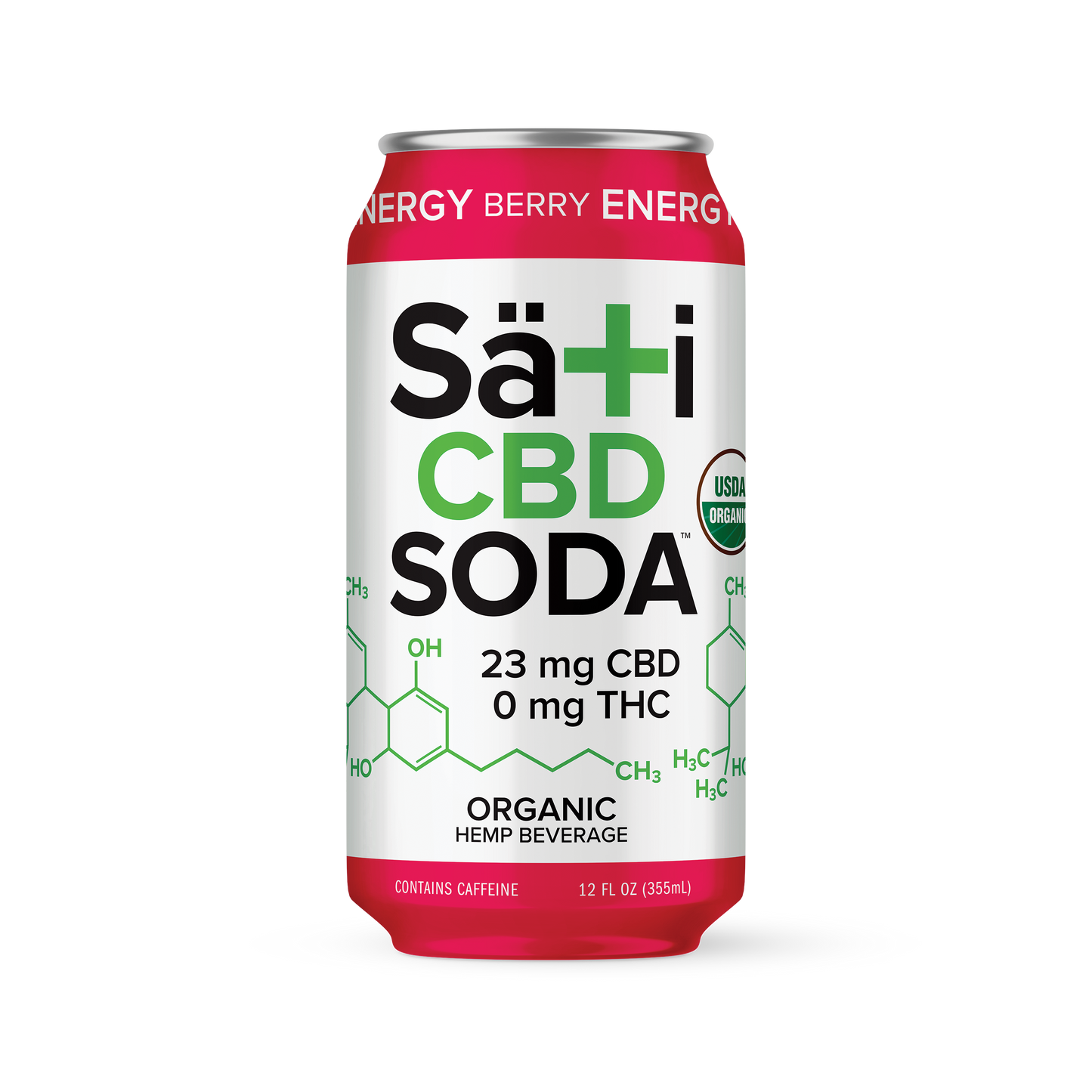 CBD Soda- Energy Berry (12 Pack)
