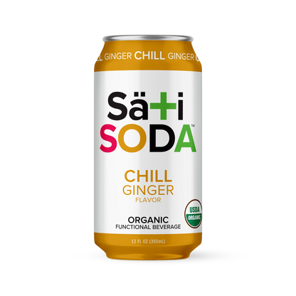 Organic Chill Ginger Soda (12-pack case)