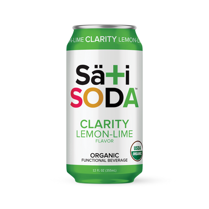 Organic Clarity Lemon-Lime Soda (12-pack case)